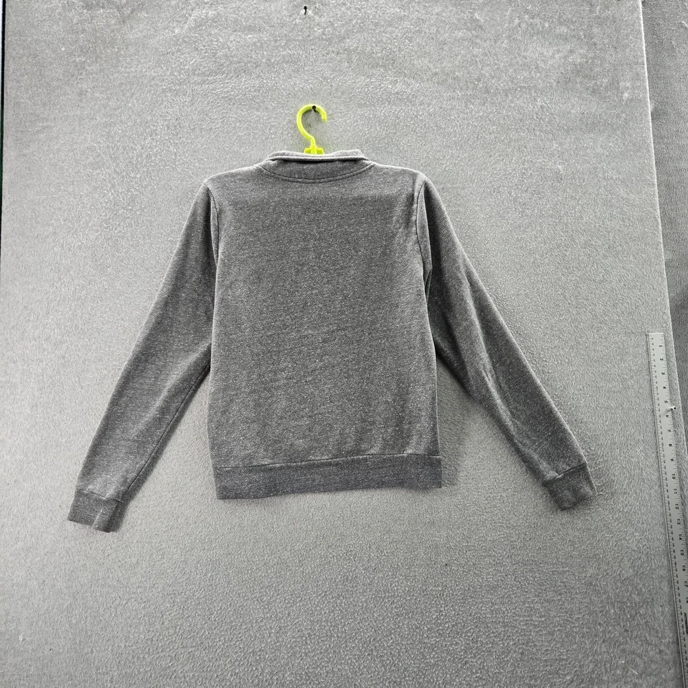Victoria's Secret‎ PINK Women Sweatshirt M Gray Logo Long Sleeve